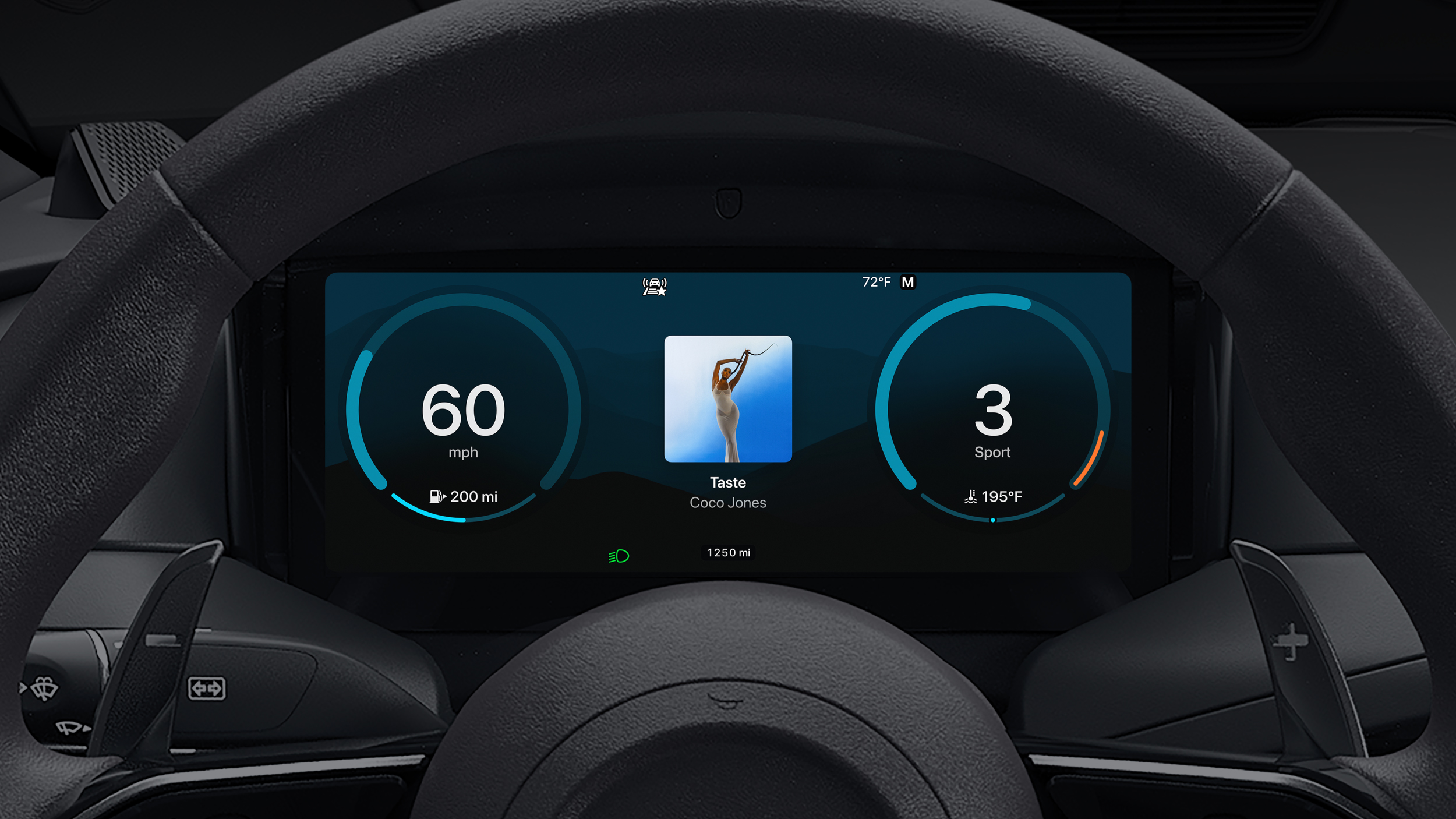 Apple CarPlay Ultra Speedometer