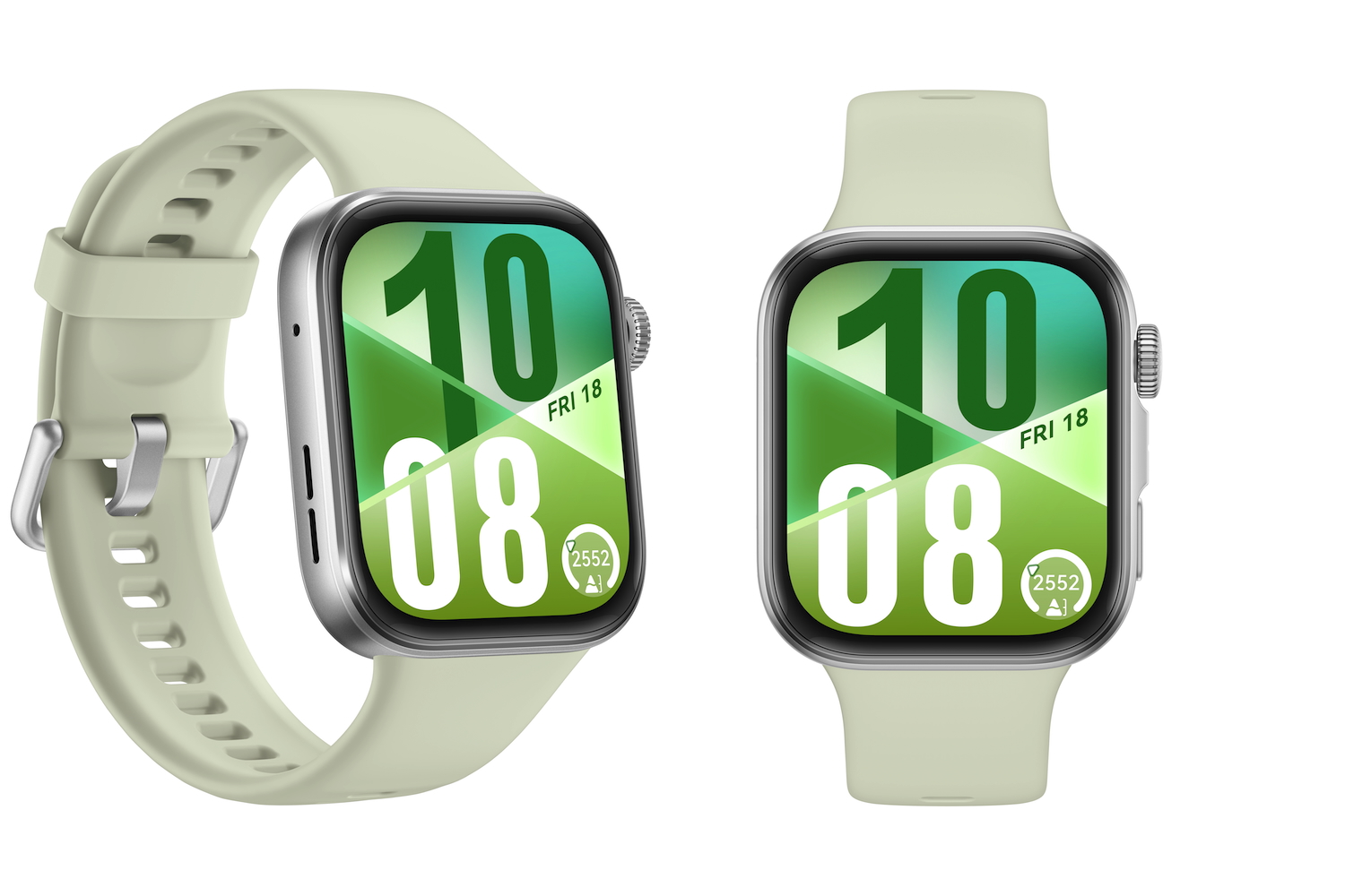 A promotional image of the Huawei Watch Fit 4.
