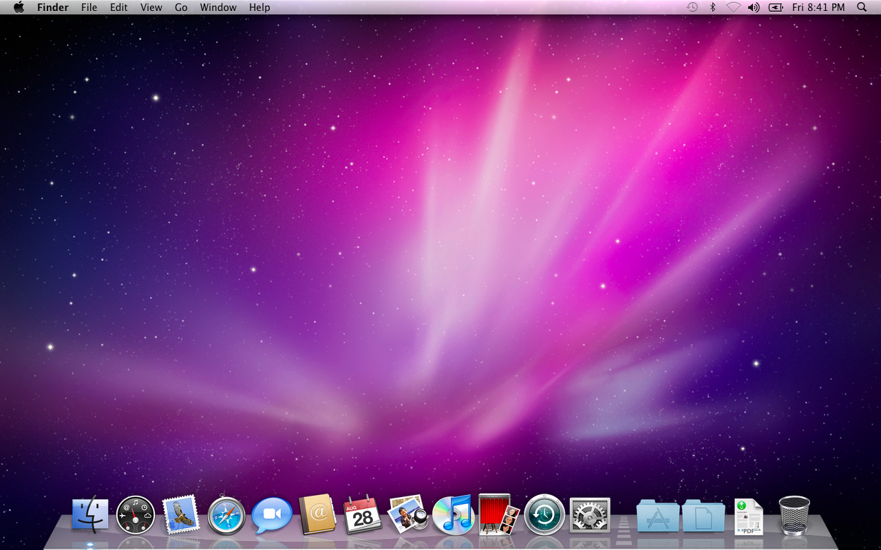 Mac OS X 10.6 Snow Leopard.
