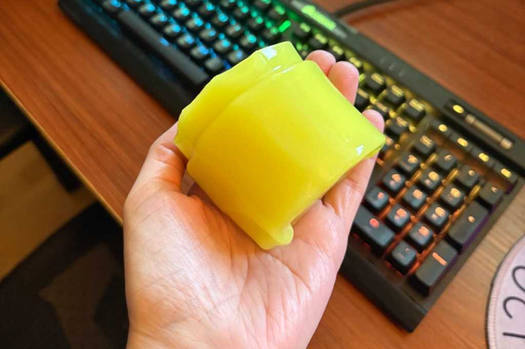 Sticky, Squishy, Satisfying: This Slime Cleans My Keyboard Like Magic