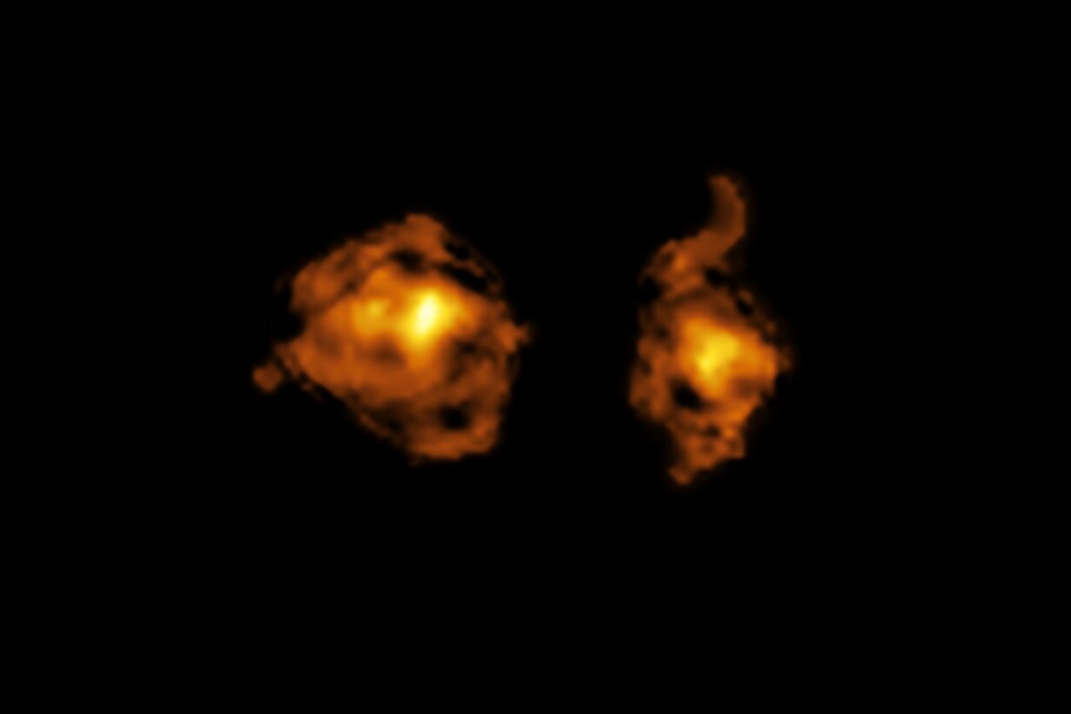 Cosmic Joust: Quasar "Shanks" Rival Galaxy, Halting Star Birth