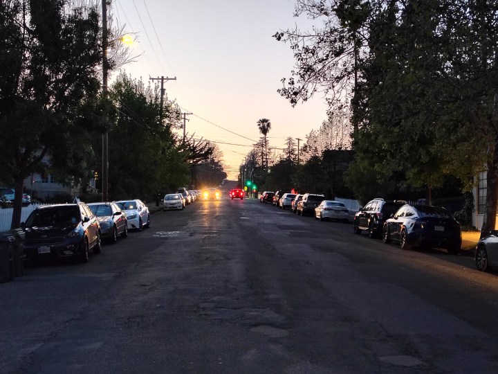 Photo sample from Moto G Stylus 2025 main camera capturing a landscape with trees and a path