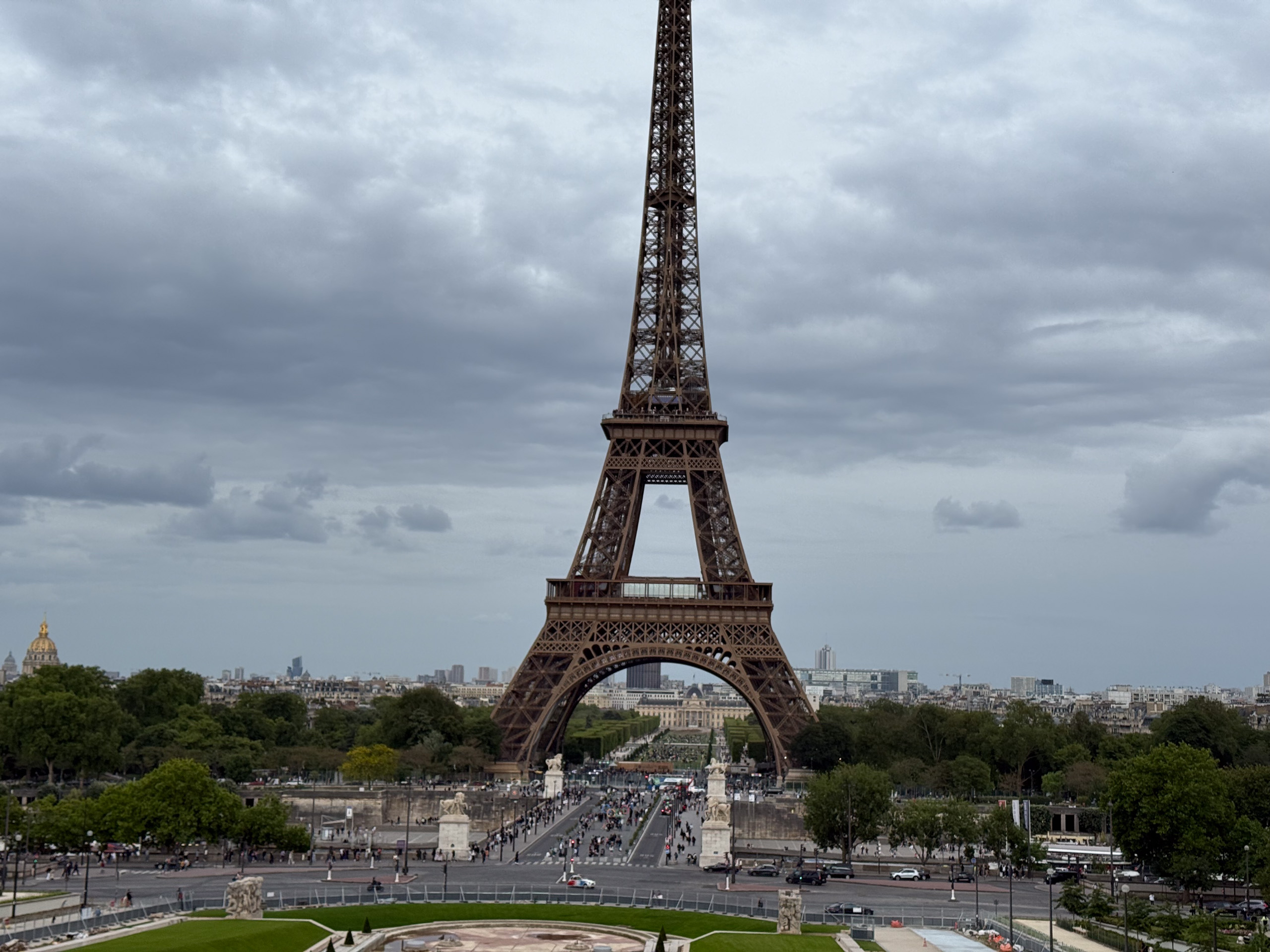 Eiffel Tower at 2x zoom with iPhone 16 Pro.
