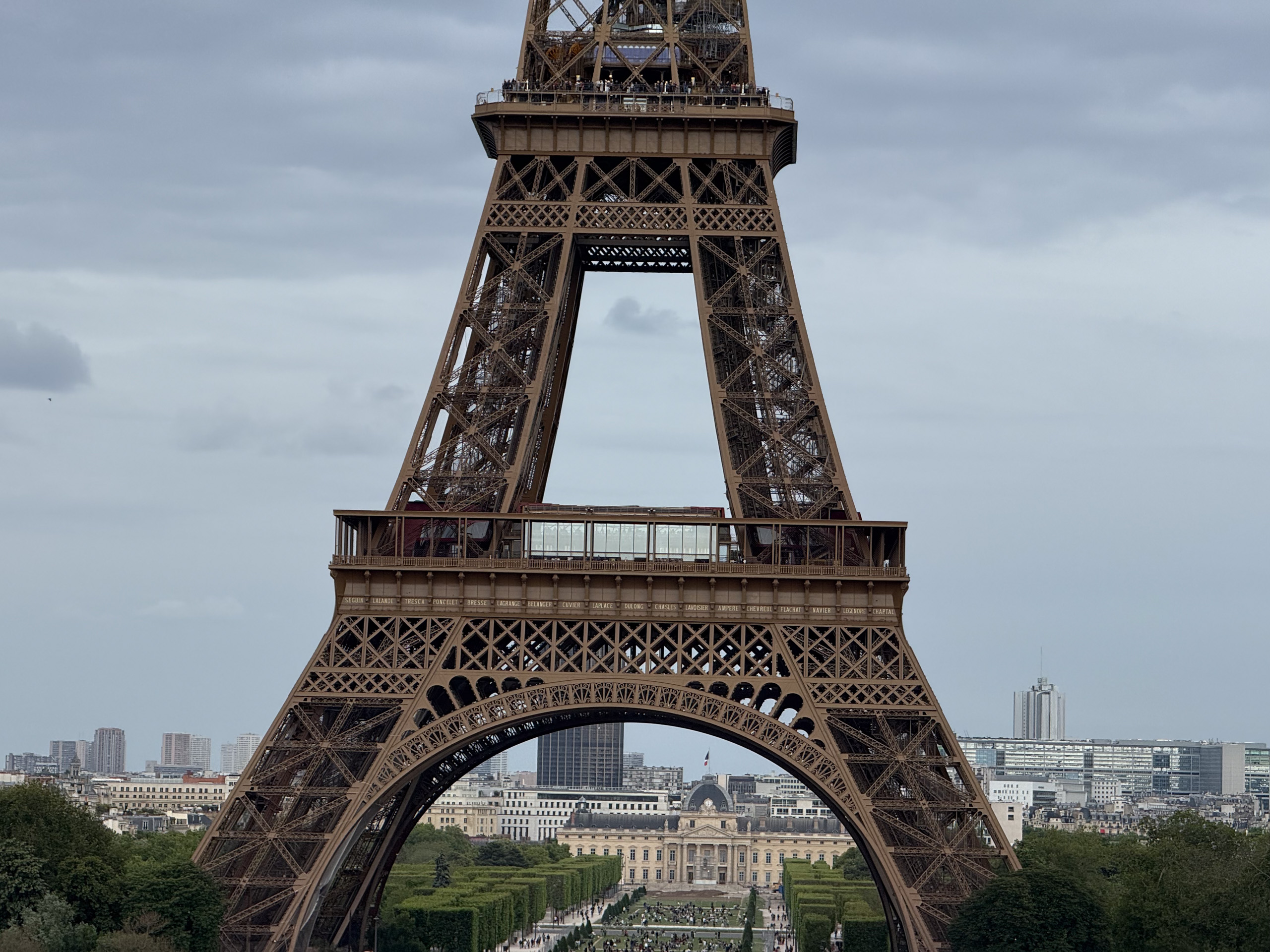 iPhone 16 Pro 5x zoom shot of the Eiffel Tower.