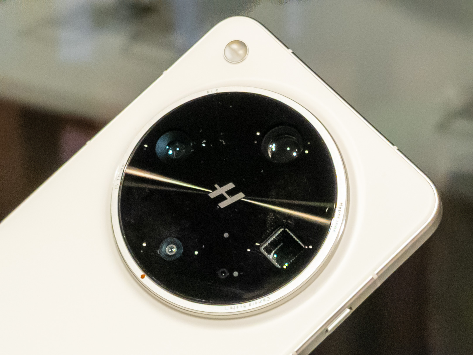 Close-up of the Oppo Find X8 Ultra rear camera module.