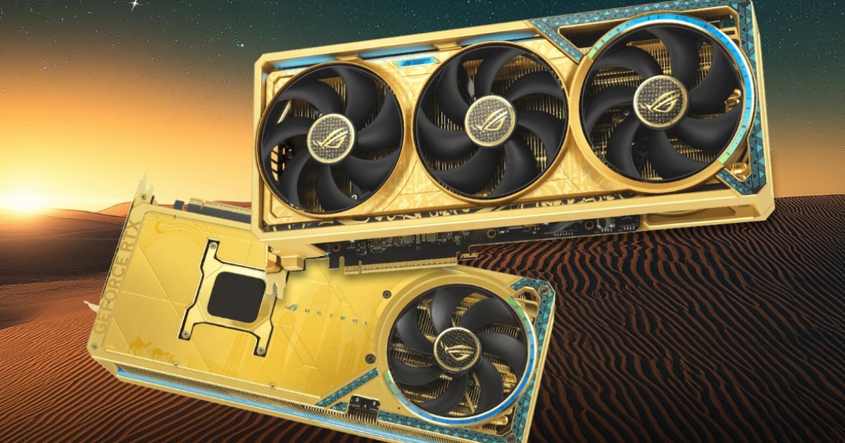 Asus ROG Astral RTX 5090 Dhahab Edition: A Golden GPU
