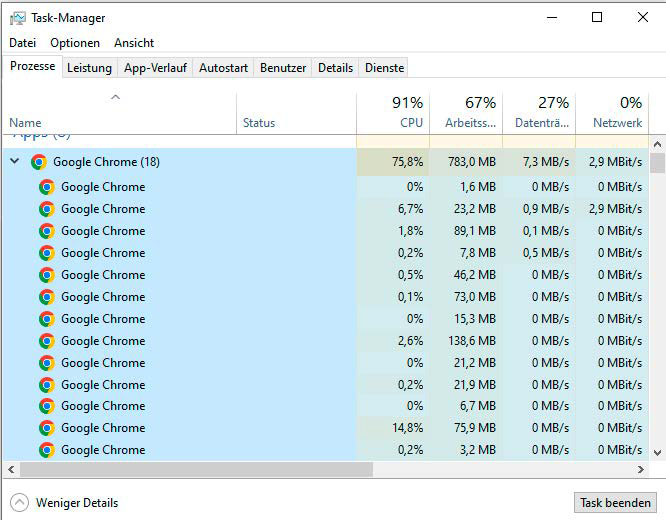 Chrome, like most browsers, opens each tab in its own isolated process, as seen in the Task Manager.  All websites are shielded from each other.