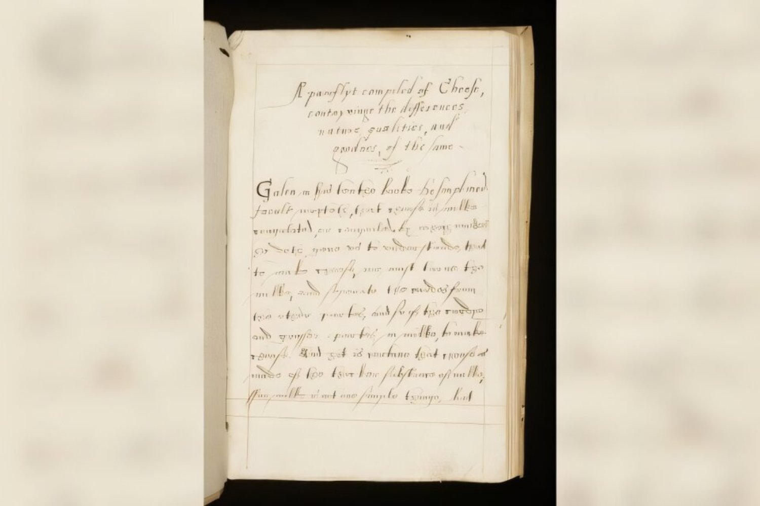 A 16th-Century Manuscript Reveals the History of Cheese