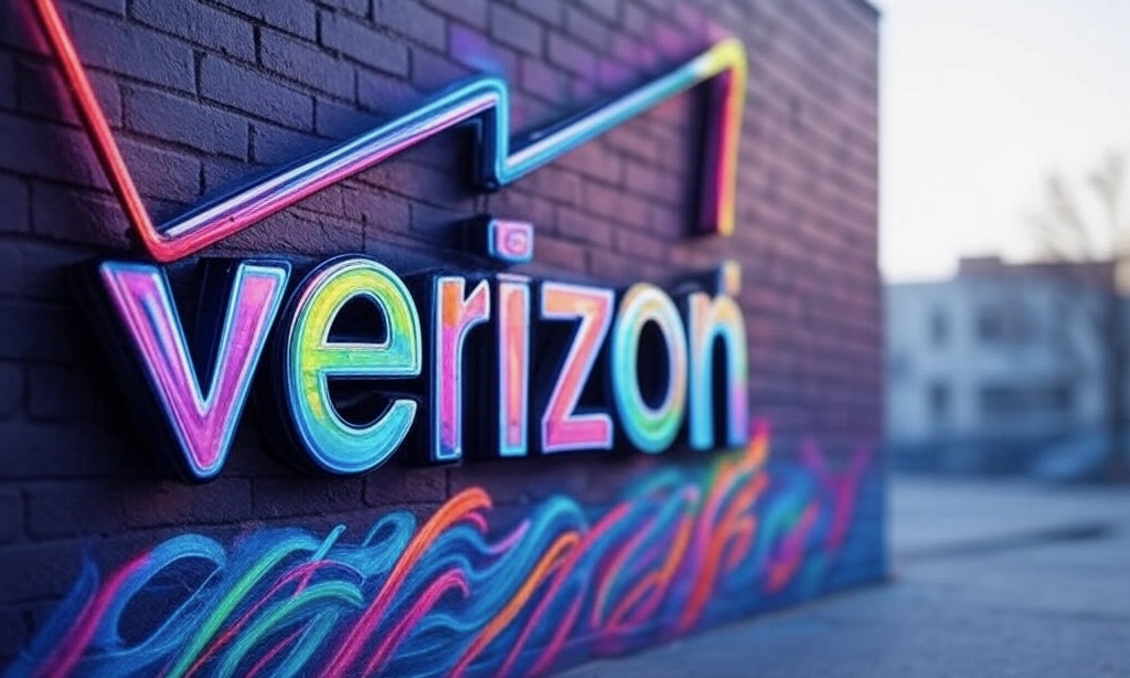 Verizon graffiti.