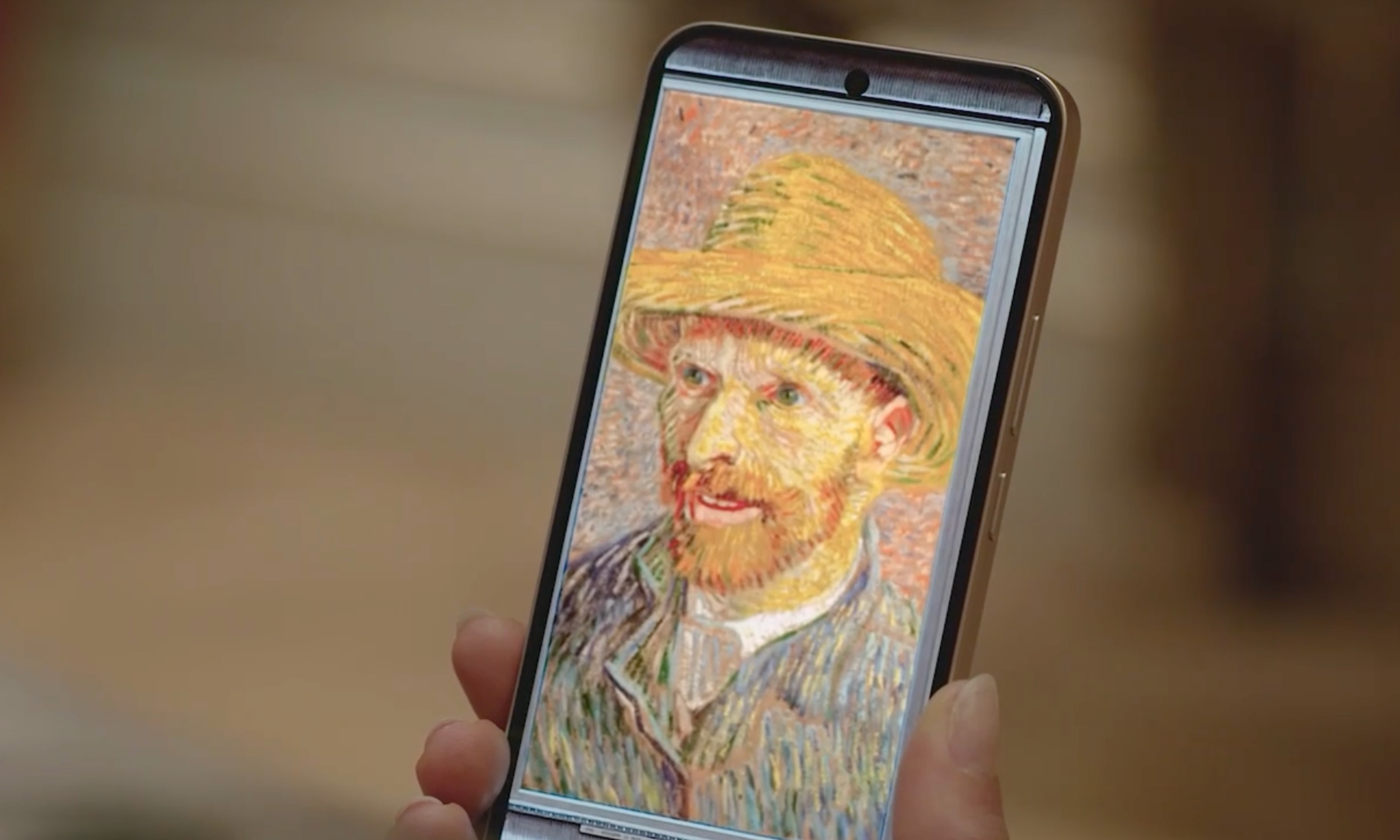 Watching a painting come to life on a Honor 400 series phone.