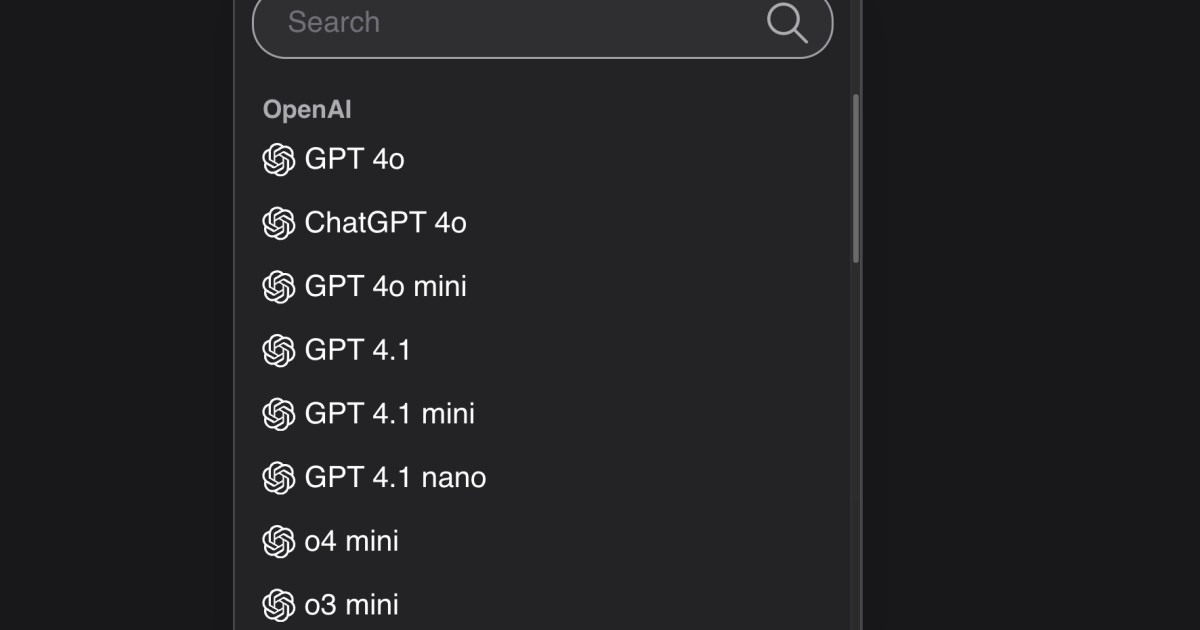GPT-4.1 Now Available for ChatGPT Plus, Pro, and Team Users