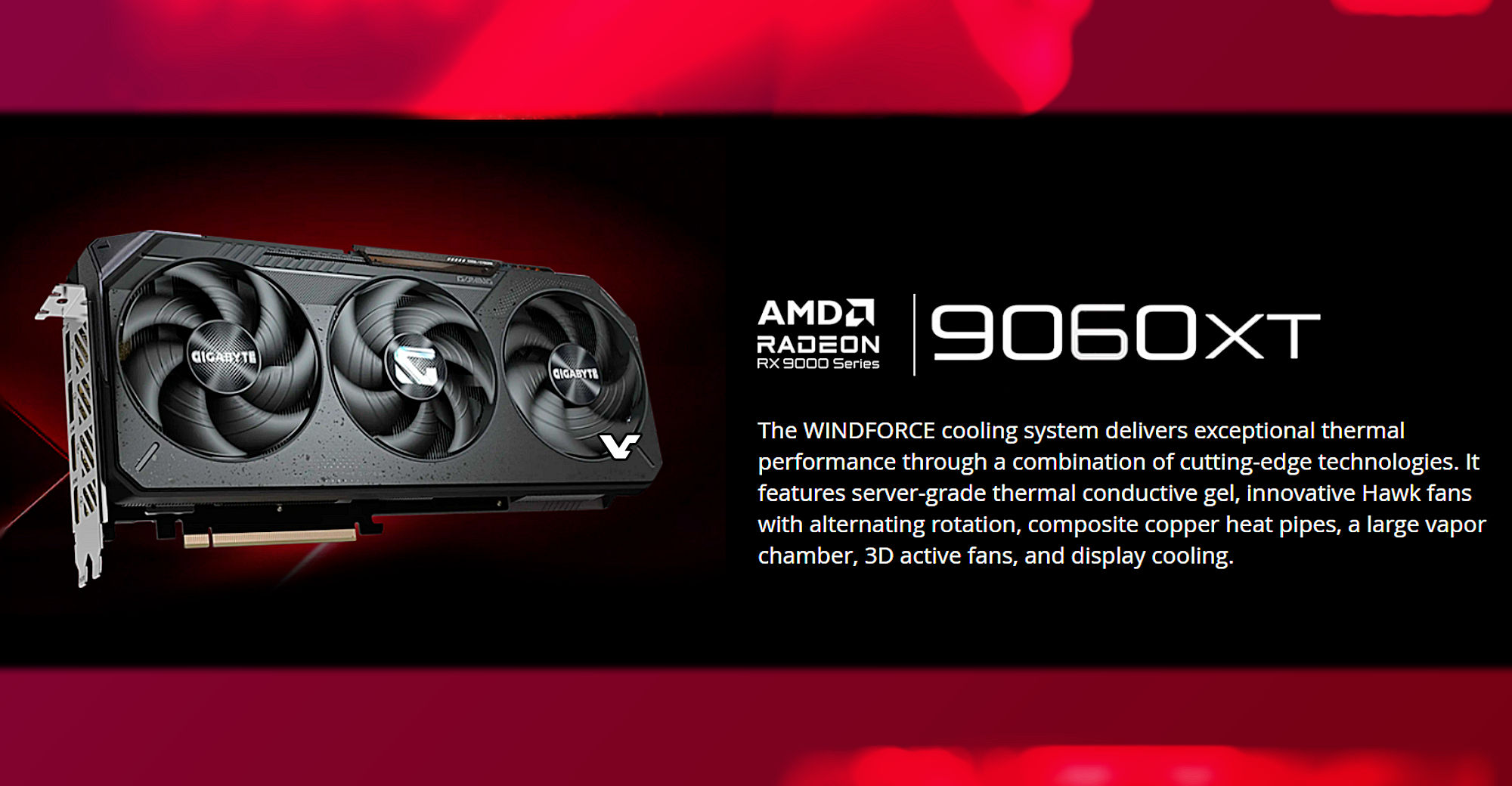 A preview of the AMD RX 9060 XT.