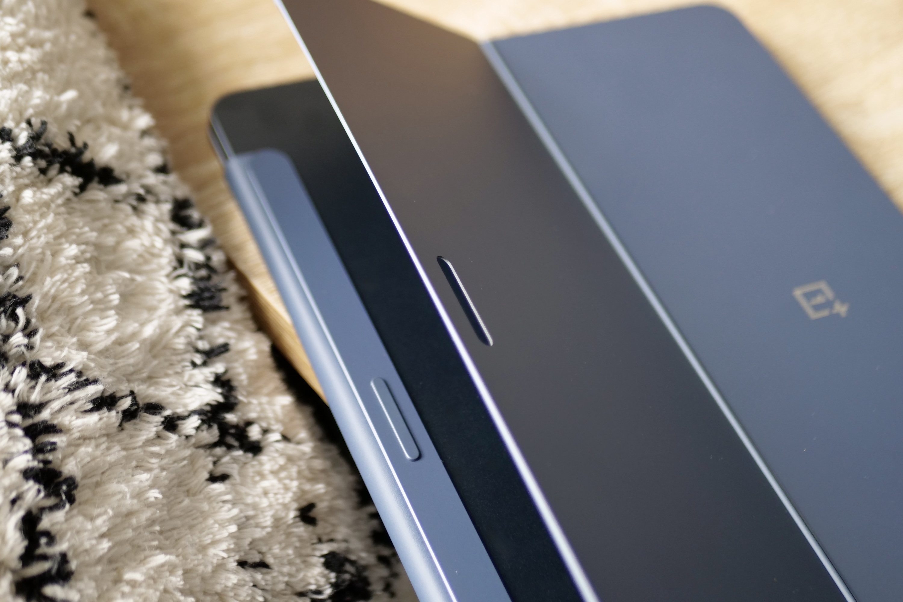 Front-on shot of the OnePlus Pad 3 highlighting its expansive screen real estate.