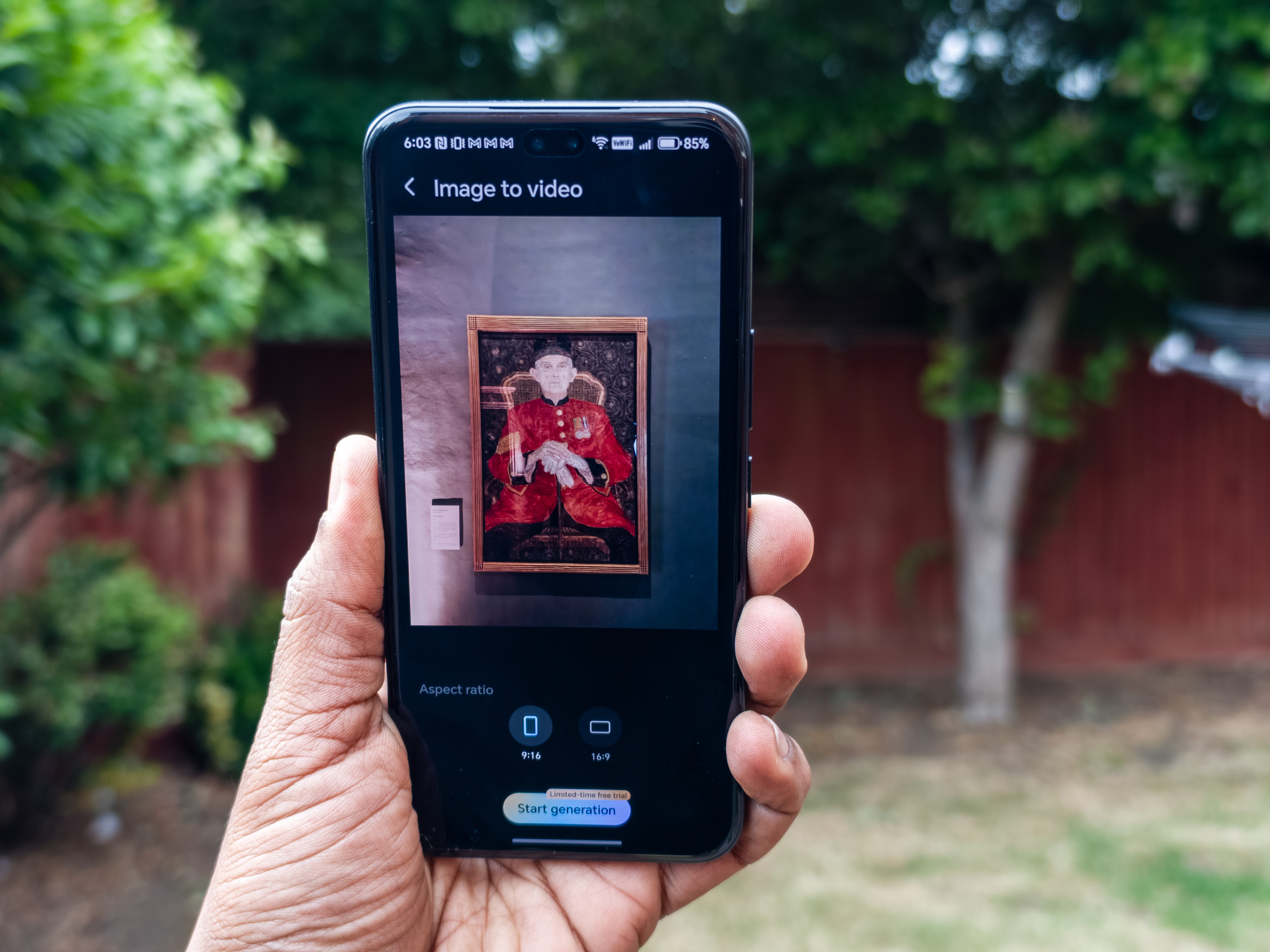 Artistic representation of generative storytelling using Honor's AI Image to Video, highlighting creative possibilities with Google Veo.