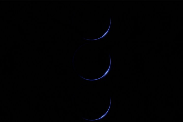 Outline of a triple-lens camera array, suggesting advanced AI camera features for the Galaxy Z Fold 7.