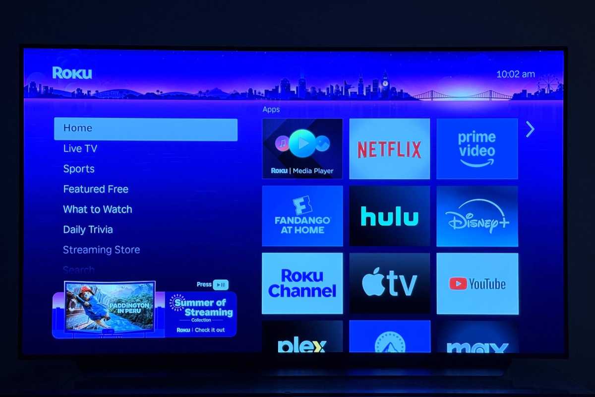 Comparison of Roku home screen app tile sizes, showing options for larger or smaller icons for better visibility or more apps per screen.