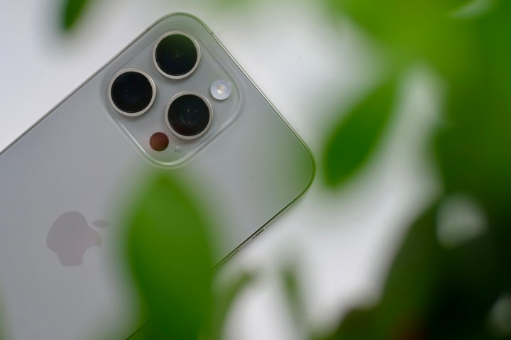 Rear view of the Apple iPhone 15 Pro Max, hinting at future Apple device innovations.
