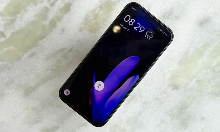 Google Pixel 9 lock screen interface displaying time and notifications on Android 16.