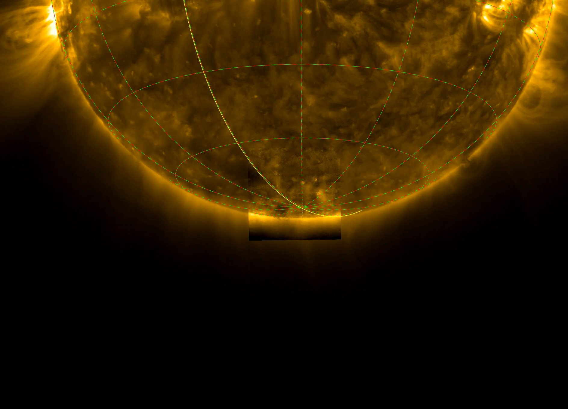 Solar Orbiter's detailed image of the Sun's south pole revealing complex magnetic activity