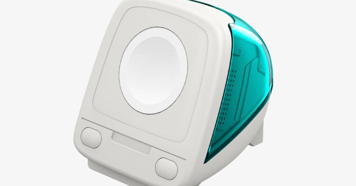 Spigen Apple Watch Classic C1 Charger: iMac G3 Nostalgia